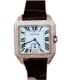 Replica Rose Gold Cartier Santos Watch Diamond Bezel Roman Hour (5)_th.jpg